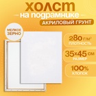 УЦЕНКА Холст на подрамнике хлопок 100% акрил грунт 1.6×35×45 см м/з 280 г/м² - Фото 1
