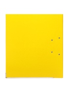 УЦЕНКА Папка-регистратор А4 75 мм желтая, мет.уголок, карман, собран - Фото 6