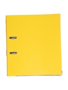 УЦЕНКА Папка-регистратор А4 75 мм желтая, мет.уголок, карман, собран - Фото 7