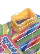 УЦЕНКА Карандаши многоцв 4 цвета Многоцветные толстые заточенные в блистере с точилкой - Фото 14