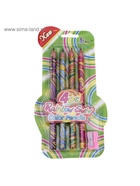 УЦЕНКА Карандаши многоцв 4 цвета Многоцветные толстые заточенные в блистере с точилкой - Фото 4