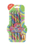 УЦЕНКА Карандаши многоцв 4 цвета Многоцветные толстые заточенные в блистере с точилкой - Фото 8