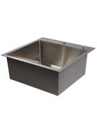 УЦЕНКА Мойка кухонная AFLORN AF95050, врезная, S=3.0 и 0.8 мм, 50×50×20 см, сифон, сатин - Фото 2