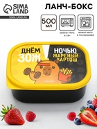 Ланч - бокс прямоугольный «ЗОЖ», 500 мл - Фото 1