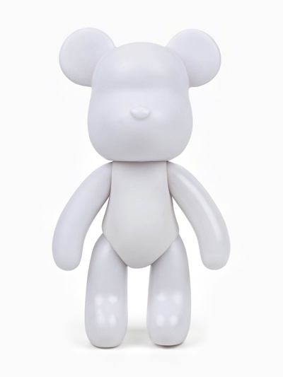 УЦЕНКА Декор фигурки зеркальной мозаикой «Медведь», серебро