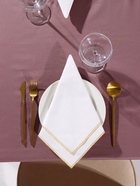 Набор салфеток с золотым люрексом «Этель», 2 шт., 50×50 см, белые - Фото 4