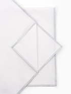 Набор салфеток с серебряным люрексом «Этель», 2 шт., 50×50 см, белые - Фото 12