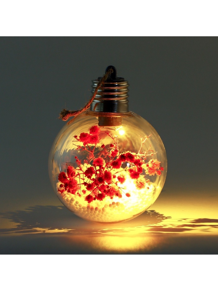 УЦЕНКА Ёлочный шар «Чудесных мгновений», 8 см × 8 см × 8 см - Фото 1