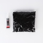 УЦЕНКА Игрушка помпонами «Медведь» чёрная 10942753