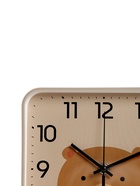 Часы настенные «Медвежонок», детские, плавный ход, 19×19 см, бежевые - Фото 2