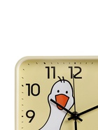 Часы настенные «Гусь», детские, плавный ход, 19×19 см, жёлтые - Фото 2