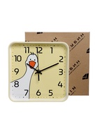 Часы настенные «Гусь», детские, плавный ход, 19×19 см, жёлтые - Фото 6