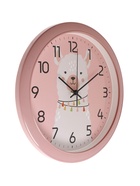 Часы настенные «Альпака», детские, плавный ход, d=29 см, розовые - Фото 3
