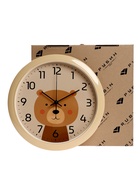Часы настенные «Медвежонок», детские, плавный ход, d=29 см, бежевые - Фото 6