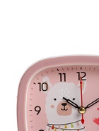 Будильник «Альпака», плавный ход, 12.5×10.5 см, розовый - Фото 3