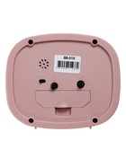 Будильник «Альпака», плавный ход, 12.5×10.5 см, розовый - Фото 5