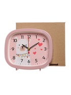 Будильник «Альпака», плавный ход, 12.5×10.5 см, розовый - Фото 7