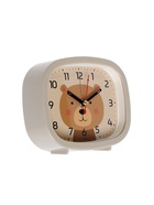 Будильник «Медвежонок», плавный ход, 12.5×10.5 см, бежевый - Фото 3