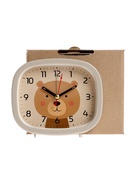 Будильник «Медвежонок», плавный ход, 12.5×10.5 см, бежевый - Фото 6