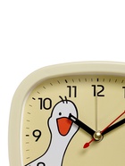 Будильник «Гусь», плавный ход, 12.5×10.5 см, жёлтый - Фото 2