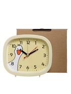 Будильник «Гусь», плавный ход, 12.5×10.5 см, жёлтый - Фото 6