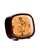 Будильник «Капибара», плавный ход, 12.5×10.5 см, корпус коричневый - Фото 3