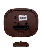 Будильник «Капибара», плавный ход, 12.5×10.5 см, корпус коричневый - Фото 5