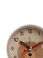 Будильник «Медвежонок», плавный ход, d=8 см, бежевый - Фото 2