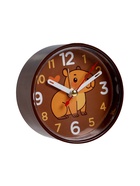 Будильник «Капибара», плавный ход, d=8 см, корпус коричневый - Фото 3