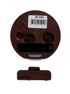 Будильник «Капибара», плавный ход, d=8 см, корпус коричневый - Фото 5