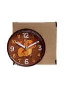 Будильник «Капибара», плавный ход, d=8 см, корпус коричневый - Фото 6