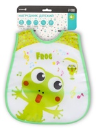 Нагрудник непромокаемый, с карманом, на липучке «Лягушка» - Фото 2