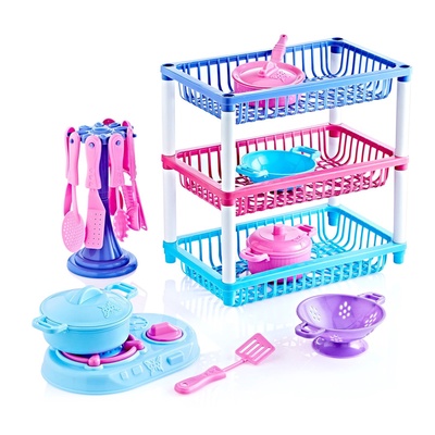 УЦЕНКА Набор детской игровой посуды, 29 предметов