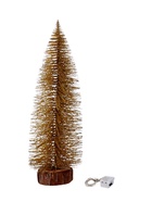 Фигура светодиодная «Ёлка золотистая» 30 см, 20 LED, от батареек AG13×3, свечение тёплое белое - Фото 4