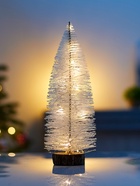 Фигура светодиодная «Ёлка белоснежная» 30 см, 20 LED, от батареек AG13×3, свечение тёплое белое - Фото 1