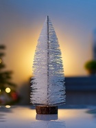 Фигура светодиодная «Ёлка белоснежная» 30 см, 20 LED, от батареек AG13×3, свечение тёплое белое - фото 118587257