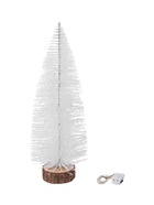 Фигура светодиодная «Ёлка белоснежная» 30 см, 20 LED, от батареек AG13×3, свечение тёплое белое - фото 118587259