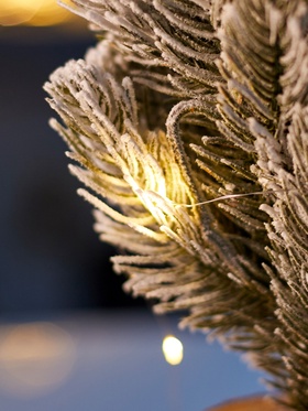 Фигура светодиодная «Сияние зимы» 44 см, 20 LED, от батареек AG13×3, свечение белое