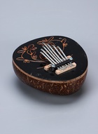 УЦЕНКА Сувенирный музыкальный инструмент «Калимба узор» круглая 7×14×14 см - Фото 4