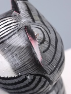 УЦЕНКА Сувенир дерево «Котёнок рыбак» серый 9×9×25 см 10942953