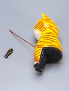 УЦЕНКА Сувенир дерево «Котёнок рыбак» жёлтый 9×9×20 см 10942954