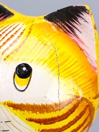 УЦЕНКА Сувенир дерево «Котёнок рыбак» жёлтый 9×9×20 см 10942954