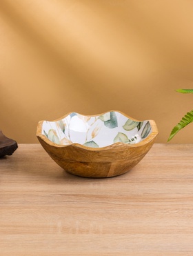 {{photo.Alt || photo.Description || 'УЦЕНКА Салатник «Листья» дерево манго 20×20×8 см'}}