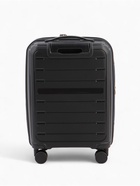 УЦЕНКА Чемодан 20", PP, 38×22×56, отд на молнии, отд/ноут, код замок, 4 колеса, черный - Фото 3