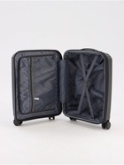 УЦЕНКА Чемодан 20", PP, 38×22×56, отд на молнии, отд/ноут, код замок, 4 колеса, черный - Фото 10