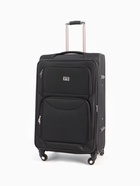 УЦЕНКА Чемодан бол 28", 44×30×72, отд. на молнии, расш код замок, 4 колеса, 2 н/кармана, черный 9 10942989