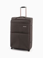 УЦЕНКА Чемодан бол 28", 44×30×72, отд. на молнии, расш код замок, 3 кол, 2 н/карм, коричневый 980 10942999