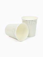 Посуда бумажная одноразовая «Керамика» белая, на 12 персон - фото 58056610