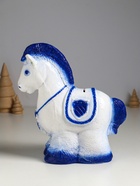 Копилка для денег «Лошадка пони», гипс, 23×20×10.5 см, бело-голубой - Фото 5