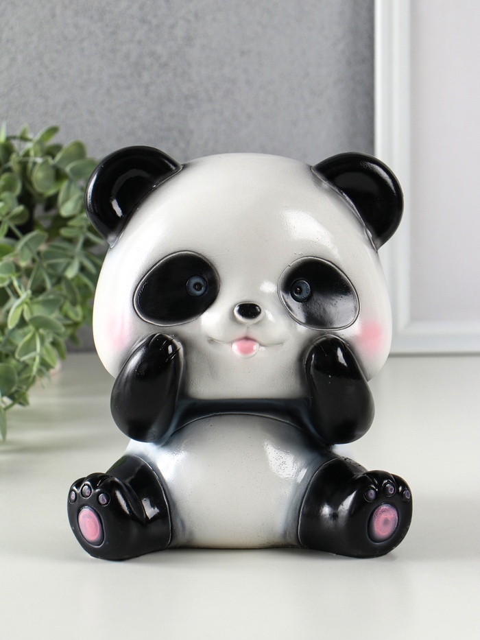 Копилка для денег «Панда», гипс, 19×16×15 см